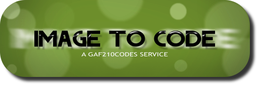 Image to Code - The coding service of gaf210Codes